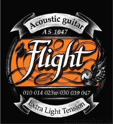 FLIGHT AS1047 - струны для акустической гитары