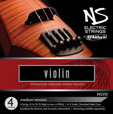 Купить d'addario ns310 ns electric - комплект струн для электроскрипки