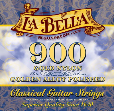 La Bella  900 Golden Nylon - струны для классической гитары