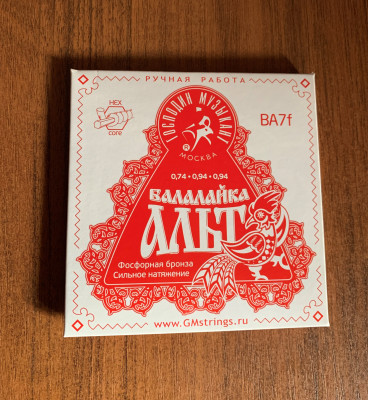 Господин Музыкант BA7F - комплект струн для балалайки альт