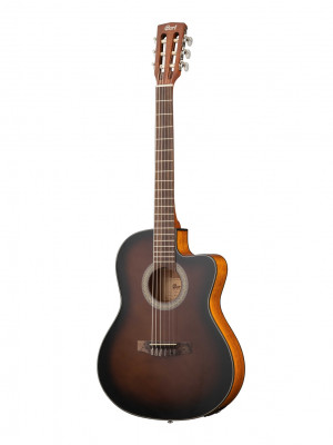 Купить cort jade-e-nylon-dbb - классическая гитара со звукоснимателем