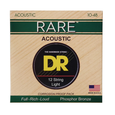 DR RPL-10/12 - Струны для 12-струнной акустической гитары