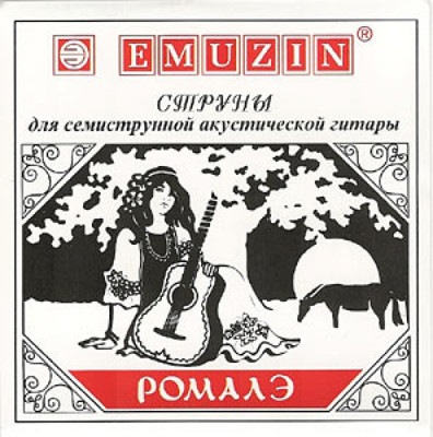 Купить emuzin 7-ром ромалэ - комплект струн для 7-струнной акустической гитары