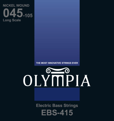 Купить olympia ebs-415 nickel wound long scale - струны для бас гитары