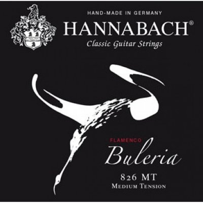 Купить hannabach 826mt black buleria flamenco - струны для классической гитары