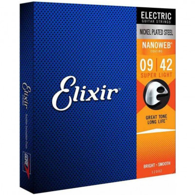 ELIXIR 12002 NANOWEB - струны для электрогитары