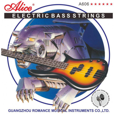 Alice A606(4)-M - Струны для 4-х струнной бас гитары