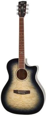Купить cort ga-qf-tbb grand regal series - гитара электроакустическая