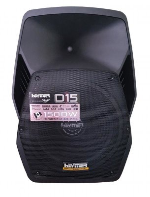 Акустическая система Haymer D-15A - Активная, 15", 300/1500Вт, USB, MP3, SD, BT, FM, пульт ДУ