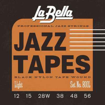 La Bella 800L Black Nylon - струны для электрогитары